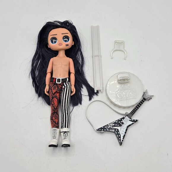 LOL Surprise OMG Remix Rocker Boi Doll W/ Guitar Accessories & Stand - Picture 6 of 7